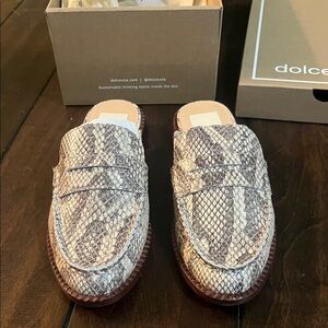 Dolce Vita Sand Snake Pattern Havan  Loafers New In Box 7